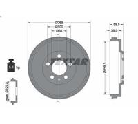 Textar Tambour de frein 94046000 pour SEAT, SKODA
