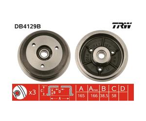 Tambour de frein TRW DB4129B