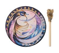 Tambour de guérison par le son, tambour chamanique avec baguette, polyvalent, outil de guérison pour les amateurs de musique