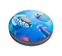 Tambour de mer battant la Tambour de l'océan Perle Percussion du la avec Poisson Patton pour Enfants Enfant Baby Bleu 13inch