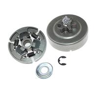 Tambour de pignon avec aiguille E-Clip Compatible avec tronçonneuses 017 018 019 021 023 025 modèles MS170 MS171 MS180 MS181 MS190 MS210 MS211 MS230 MS250 3/8" 6 dents pièces compatibles