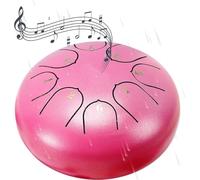 Tambour De Pluie For Jardin Extérieur, 15 Cm, 8 Notes, À Langue En Acier, Carillons Bain Sonores, Percussions, Guérison/thérapie(Pink)