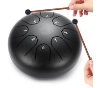 Tambour de Pluie pour Extérieur de Jardin - Carillon Étanche 8 Notes, Instrument Chakra de 15,2 cm pour Plein Air