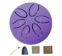 Tambour de pluie pour l'extérieur, tambour de pluie 3 pouces, 6 tons en acier au carbone, langue apaisante éthérée, mini pour l'extérieur quand il pleut pour 'éducation zen, la méditation, le yoga