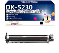 Tambour de Remplacement DK-5230 Compatible pour Kyocera ECOSYS M5521CDW P5021CDN M5520cdn M5520cdw P5020cdn P5020cdw Imprimantes,Black-1 Pack