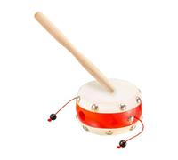 Tambour de singe en bois à main | Instrument de percussion de poignée portable pour les anniversaire de jouet musical amusant, Noël et nouvelle année