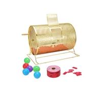 VEVOR Tambour de Loterie Loto Tombola Cage de Jeu Bingo 10000 Billets/300 Boules