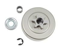 Tambour d'embrayage 3/8" 6 dents avec roulement à aiguilles pour tronçonneuse Stihl 017 018 019T MS170 MS180 MS190T MS191 MS210 MS230 MS250, rechange pour tronçonneuse 1123 640 2003 et autres modèles