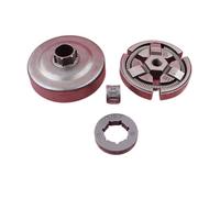 Tambour d'embrayage 3/8 7 Dents, Jante de pignon adaptée aux tronçonneuses 55 51 50, pièce de Rechange for Outils de Jardin avec kit de roulement à Aiguilles