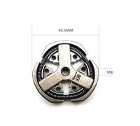 Tambour d'embrayage 3/8 à 6 Dents avec roulement Aiguilles, Compatible la tronçonneuse Chinoise G3800 (3800 cm³). Pièces détachées(2 Sets)