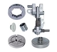 Tambour d'embrayage. 325 7 Dents 19 mm Pignon Jante Convient for tronçonneuse 4500 5200 5800 45cc 52cc 58cc Outil Pièce Huile Roulement À Aiguilles Engrenage À Vis sans Fin