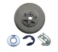 Tambour d'embrayage 6T et plaque de montage 530057910 for tronçonneuse P3314 P3416 P4018 501628301