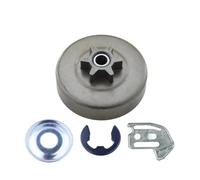 Tambour d'embrayage 6T et Plaque de Montage 530057910 for tronçonneuse P3314, P3416, P4018, Remplacement 501628301