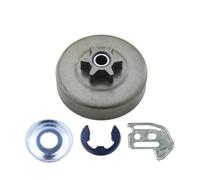 Tambour d'embrayage 6T et Plaque de Montage 530057910 for tronçonneuse P3314, P3416, P4018, Remplacement 501628301