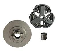 Tambour d'embrayage et d'embrayage et roulement à aiguilles pour tronçonneuse chinoise 3800 3/8