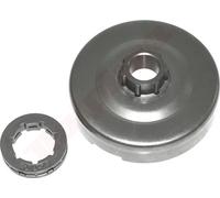 Tambour d'embrayage Husqvarna 565 , 572 3/8'' 7T jante ( 577 60 38-01 )