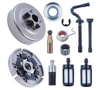 Tambour d'embrayage Pignon Kit de pompe à huile pour Stl 021 023 025 MS230 MS250 scie US, 325"-7T Tambour d'embrayage, embrayage, rondelle d'embrayage