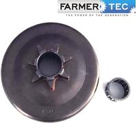 Tambour d'embrayage Pour .325 7Z Husqvarna 340, 345, 346, 350, 351, 353, 359 Farmertec