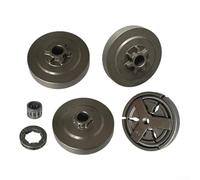 Tambour d'embrayage pour tronçonneuses CS1700 CS3700 CS4200 ZOMAX ZM-4000 ZM40 avec 6 dents et 7 dents et composants associés (jeu de combinaison)