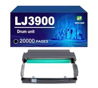 Tambour D'imagerie Compatible pour Lexmark E260A11P (E260 E360 E460 E462 E463 E464) ; pour Lenovo LJ3900 (LJ3900D LJ3900DN) ; pour Dell 2230 2230D 2230DN 3330,Black-20000 Pages