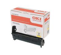 Tambour d'imagerie Jaune OKI 43870005 pour imprimantes laser OKI C5650 et C5750, autonomie 20000 pages, dimensions packaging 372x149x231mm