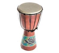 Tambour djembe 20 cm pour enfant avec instructions 20cm Djembe Schildkröte Grün