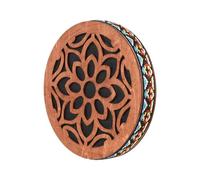 Tambour D'OcéAn Tambour océanique Portable de 8/12 pouces, Instrument à Percussion, musique onomatopée, thérapie sonore relaxante(8-inch)