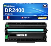 Tambour DR-2400 DR 2400 Compatible pour Brother DCP-L2510D HL-L2310D MFC-L2710DN Noir Haute capacité avec Puce 12000 Pages