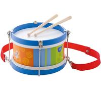 Tambour en bois coloré bleu TU