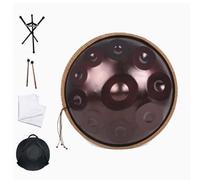 Tambour En Handpan En Acier, Instruments De Musique À Percussion Ensemble De Tambour À Main 22 Pouces 432 Hz/440 Hz En Ré Mineur, Instrument Handpan Professionnel, Pour La Méditation(C-432Hz,10Notes)