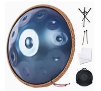 Tambour En Handpan En Acier, Instruments De Musique À Percussion Ensemble De Tambour À Main 22 Pouces 432 Hz/440 Hz En Ré Mineur, Instrument Handpan Professionnel, Pour La Méditation(A,12Notes)
