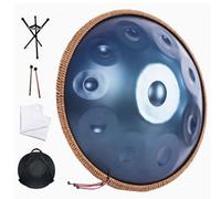 Tambour En Handpan En Acier, Instruments De Musique À Percussion Ensemble De Tambour À Main 22 Pouces 432 Hz/440 Hz En Ré Mineur, Instrument Handpan Professionnel, Pour La Méditation(B-432Hz,14Notes)