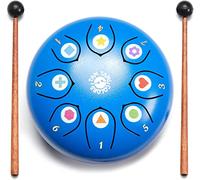 Tambour enfant MONTESSORI - Tongue Drum Instruments de musique pour enfants - Handpan à 8 notes, éducatif et facile à jouer - Instrument de percussion - Jouet pour enfants de 3 à 8 ans