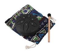 Tambour Éthéré Mini 3 Pouces 6 Notes en Acier, Percussion | Instrument Portable à Son Aérien, pour Bureau et Espace de Travail, Baguette et Pochette