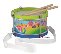 Tambour flower power bleu TU