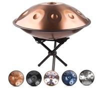 Tambour Handpan De 9/10 / 12 Notes, Instruments De Percussion À 432 Hz / 440 Hz Pour Les Débutants Et Les Joueurs Professionnels, Tambour À Main De 55 Cm Avec Trépied De Tambour, Baguettes Et Sac (