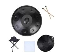 Tambour handpan en Acier, percussions, 432 Hz/440 Hz, 9/10/12 Notes, 55 cm, ré Mineur, pour Adultes, pour Le Yoga et la guérison sonore (si, 12 Notes (440 Hz))