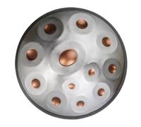 tambour handpan Tambour à main 432/440hz, 14/12/10/9 notes, instrument de méditation 22 pouces, tambour langue, cadeau yoga, nitruration, en acier inoxydable(432hz 12notes)