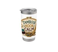 TAMBOUR HOOK CALM Chaînettes décoratives Gobelet isotherme en acier inoxydable double paroi