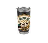 TAMBOUR HOOK CALM Chaînettes décoratives Gobelet isotherme en acier inoxydable double paroi