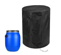 Tambour | Housse de réservoir de collection d'eau: couverture de baril de stockage d'eau en tissu oxford, housse de seau à neige avec cordon d'agneau, housse de protection de baril d