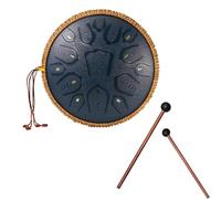 Tambour Langue Acier - 13 Pouces 15 Notes Tambour Acier, Instruments Percussion Main Fa Majeur Pour Adultes, Percussion Maillet Xylophone, Pour Accompagnement Concert(A)
