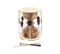 Tambour long coréen, 48 cm de long/42 cm de diamètre, baguettes comprises, pour festivals/représentations de groupes
