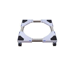 Tambour Machine à Laver Base avec Poulie Support et Cadre pour RéFrigéRateur RéGlable Longueur/Largeur 47-70cm Plateau AntidéRapant pour CongéLateur, SéCheuse (H: 10-14cm) (4 Wheels)