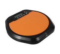 Tambour Muet Électronique Orange pour Pratique Batterie Débutant | Pad Flexible en Silicone et Abs, du Volume, Entraînement Rythmique pour Jazz et Batterie