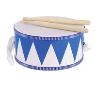 Goki Tambour 61898 en bois 21 cm Blanc/Bleu