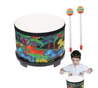 Tambour pour Générique, tambours musicaux pour | 8 Améliorez le Muszoll-Schlaginstrument-Musikrommel-Wooden Baby-Drum Percussion Music Instrument avec 2 battements pour garçons et fill
