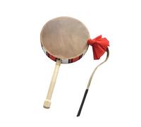 Tambour Tibétain À Main, Comprenant Des Baguettes Et Un Sac, Accessoire D'instrument De Percussion Pour Les Spectacles Pour Adultes,A,25CM