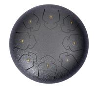 Tambour tongue en acier - 15,2 cm - 8 tons - Étanche - Pour la méditation, le yoga et l'éducation prénatale