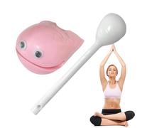 Tambour Zen Avec Poisson En Bois - Bloc De Temple En Bois De 12 Cm, Tambour Bouddhiste À Petits Yeux, Outil De Méditation Sculpté, Ornement Rituel Calmant | Outil De Sensibilisation D